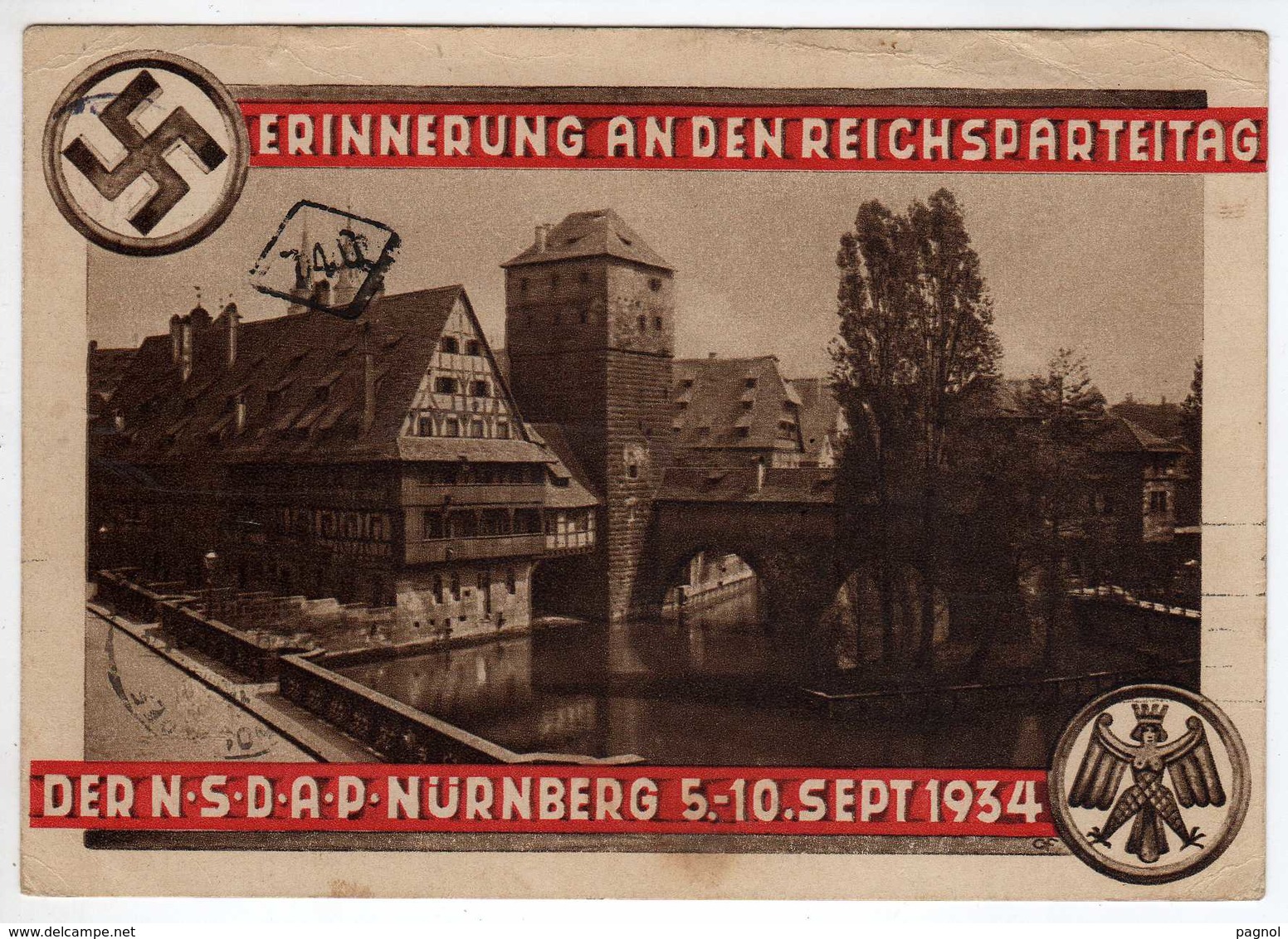 Allemagne : III Reich : Nürnberg   : Erinnerung An Den  Reichsparteitag 1934 - Nürnberg