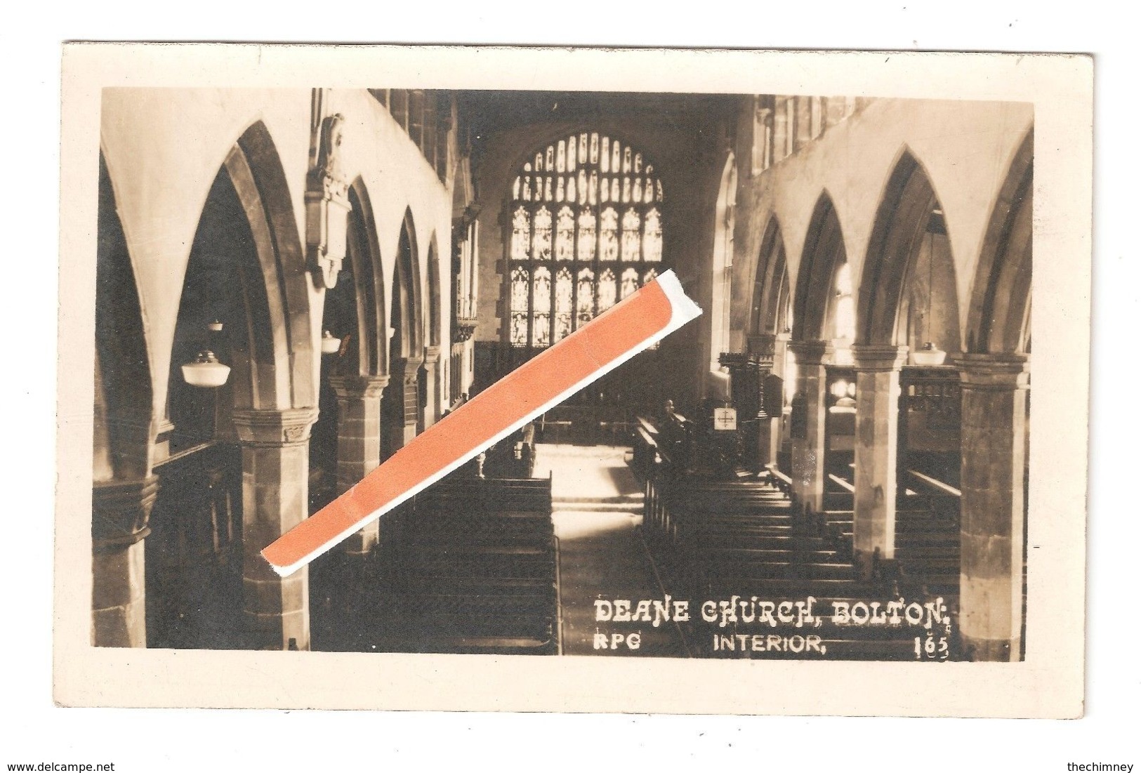 RP DEANE CHURCH INTERIOR IN BOLTON UNUSED RPG ? No.185 - Other & Unclassified