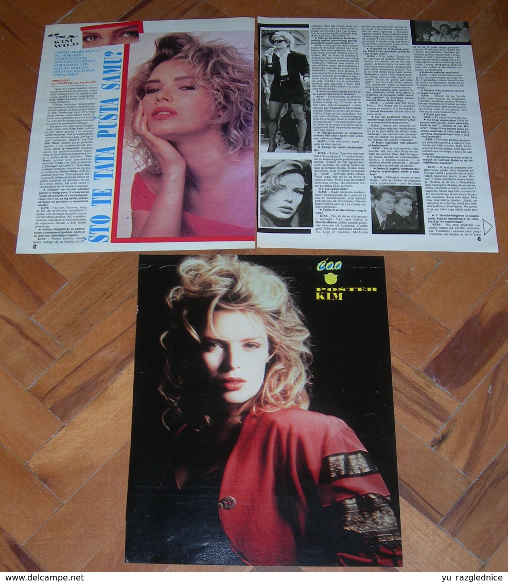 Kim Wilde Clippings From Magazine CAO April 1991 - Yugoslavian VERY RARE - Magazines