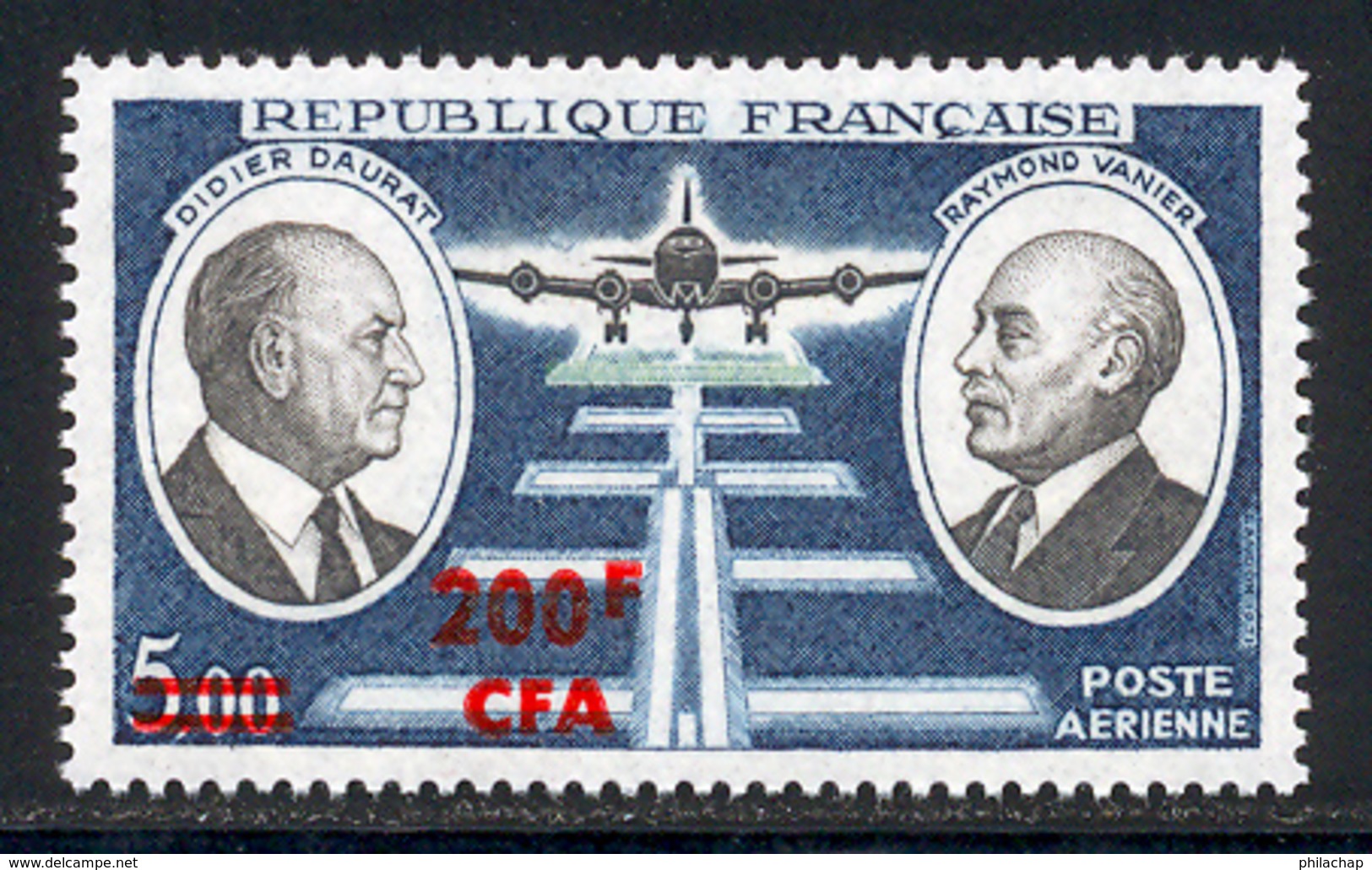 Reunion PA 1951 Yvert 62 ** TB Coin De Feuille - Poste Aérienne