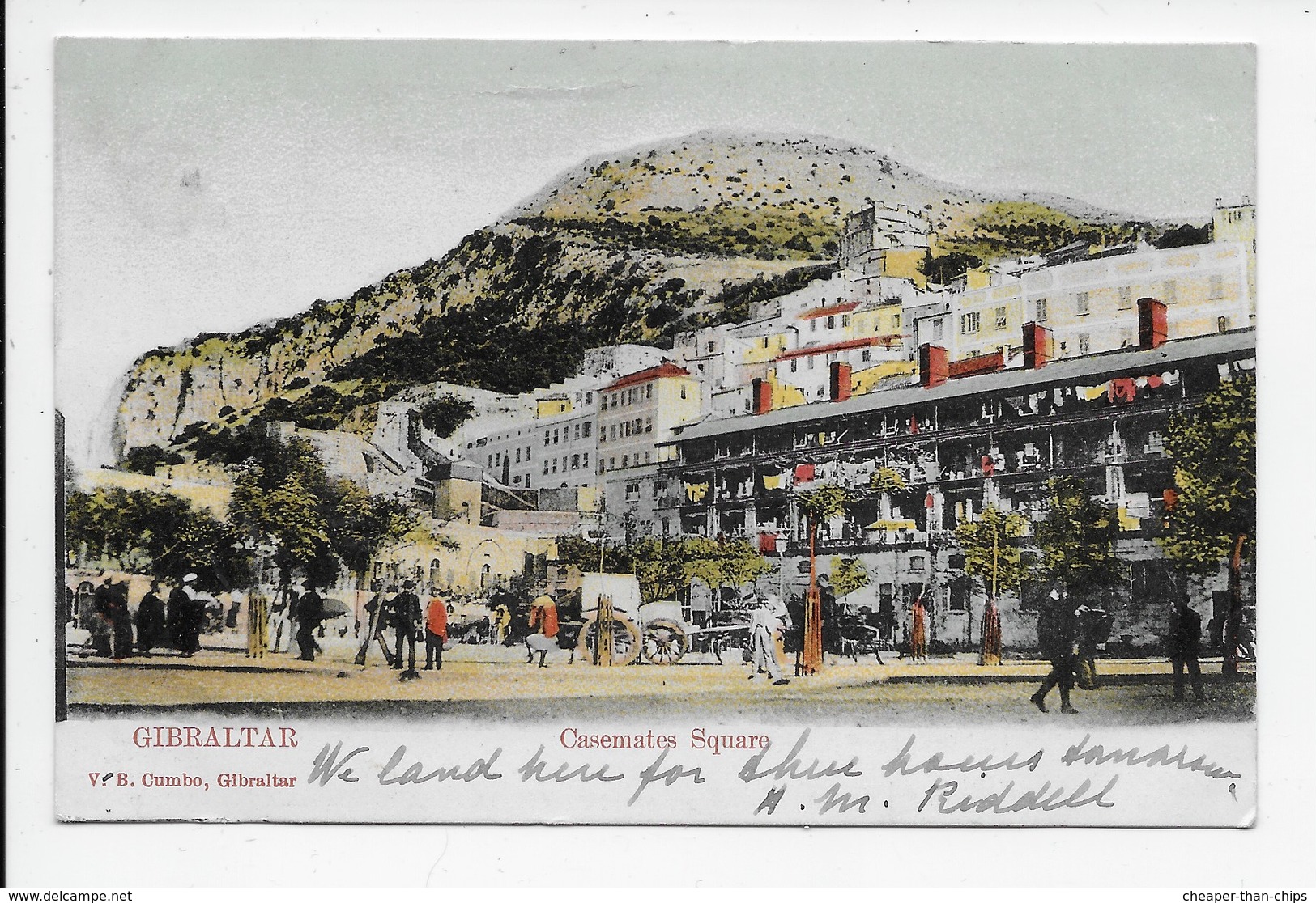 Gibraltar - Casements Square - Undivided Back - Gibraltar