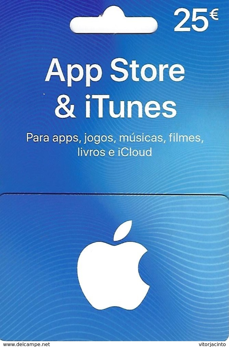 PORTUGAL - Gift Card - App Store & ITunes 25€ - Cartes Cadeaux