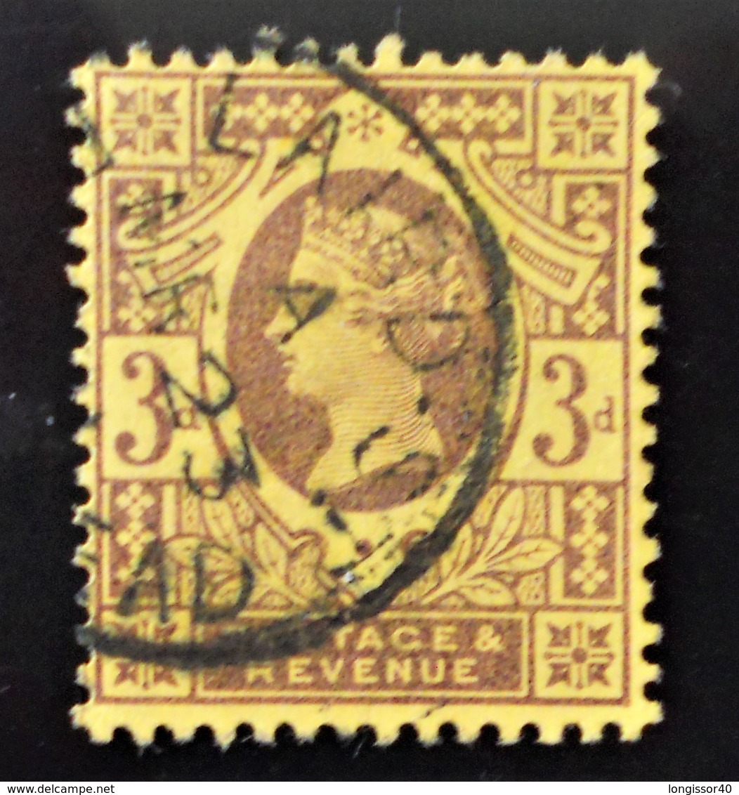 REINE VICTORIA 1887/900 - OBLITERE - YT 96 - MI 90a - Used Stamps