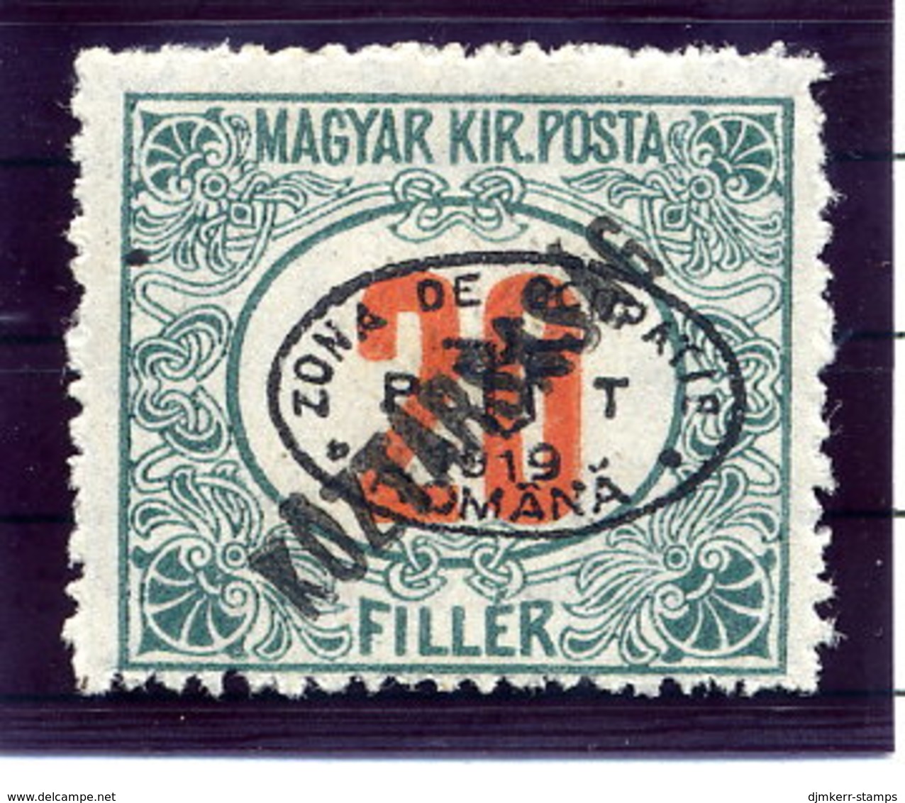 DEBRECEN 1919 20f  Postage Due Köztarsasag  LHM / *   Michel Porto 14 - Debreczen