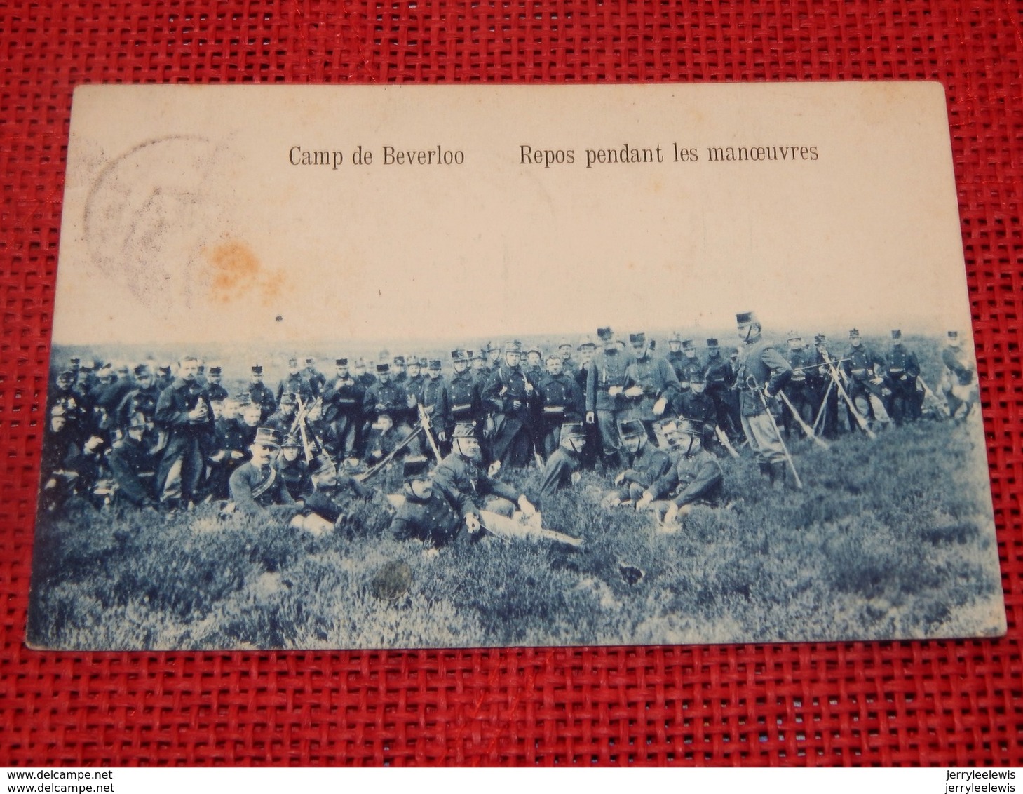 MILITARIA - LEOPOLDSBURG -   Camp De Beverlo  - Repos Pendant Les Manoeuvres - Leopoldsburg (Camp De Beverloo)