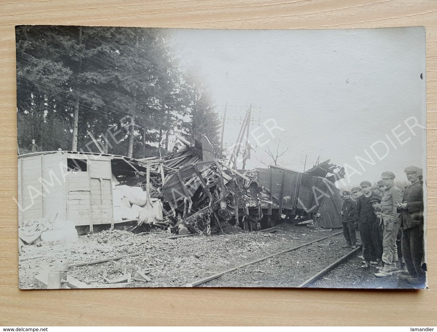 CPA - 21 MONTBARD  Photo ARVET- Déraillement Du 26 Mars 1922 Entre Montbard Et Saint Rémy - Montbard