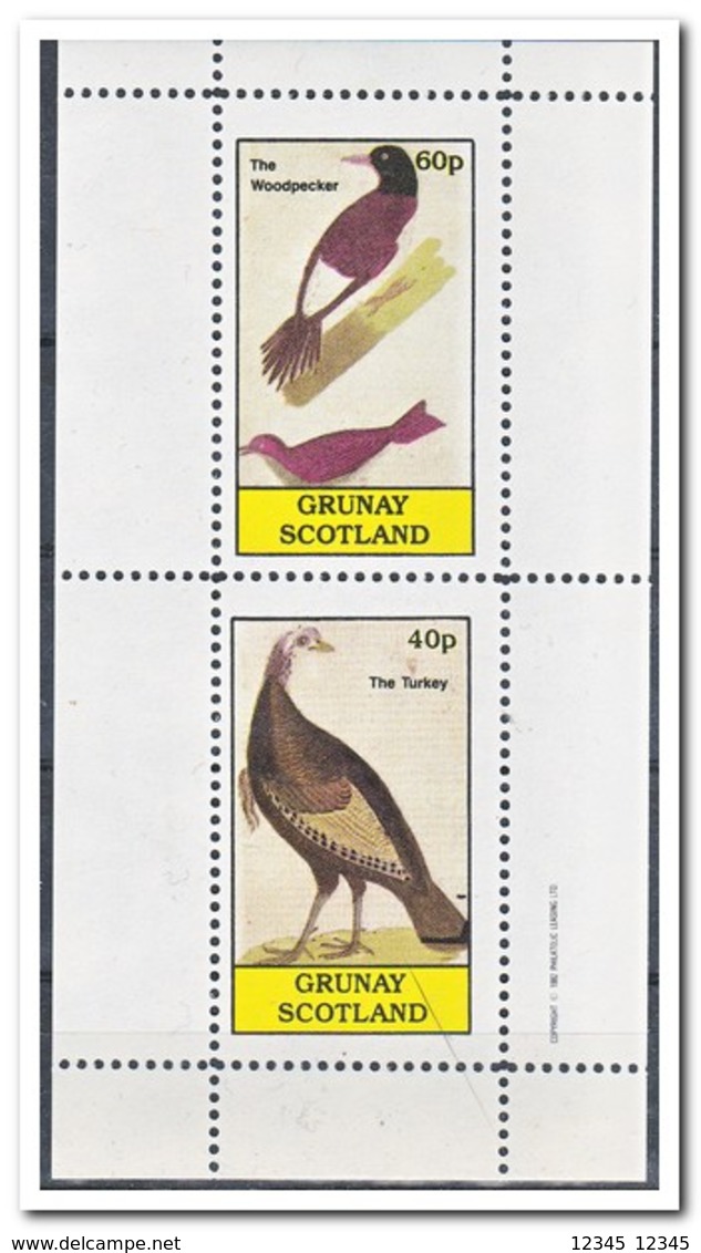 Grunay 1982, Postfris MNH, Birds - Schotland