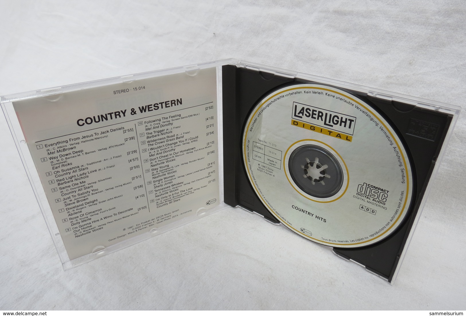 CD "Country Hits" Greatest Songs Of The Wild West - Country & Folk