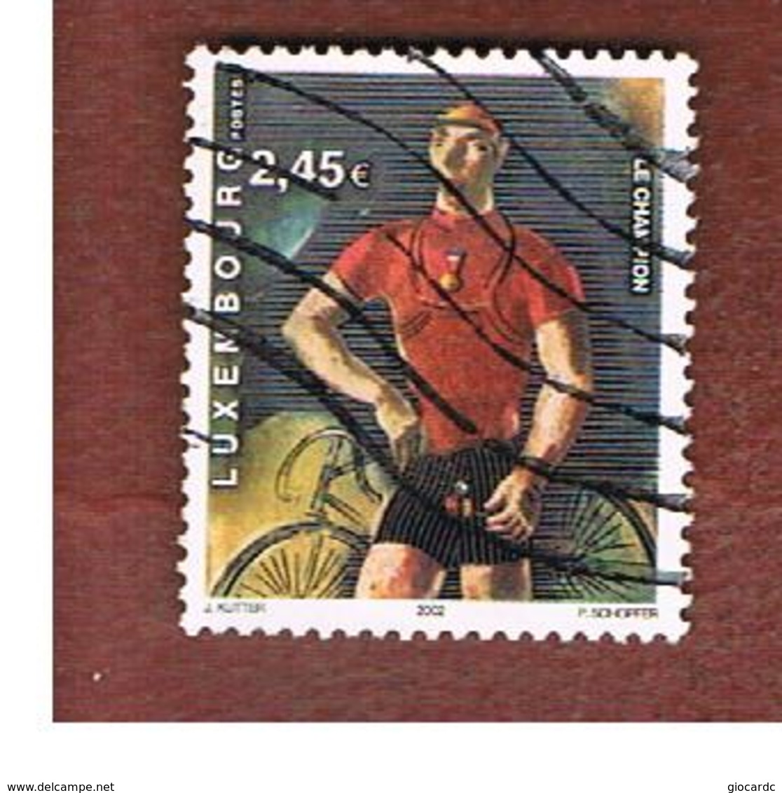 LUSSEMBURGO (LUXEMBOURG)   -   SG 1621  -   2002  TOUR DE FRANCE: "THE CAMPION"     -  USED - Usati