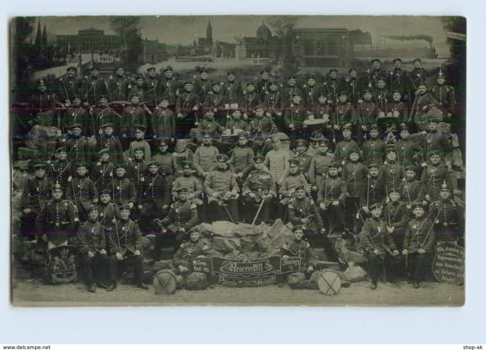 Y9457/ 11. Komp. Regiment 105 Straßburg  Reserve 1911 Foto AK Militär - Autres & Non Classés