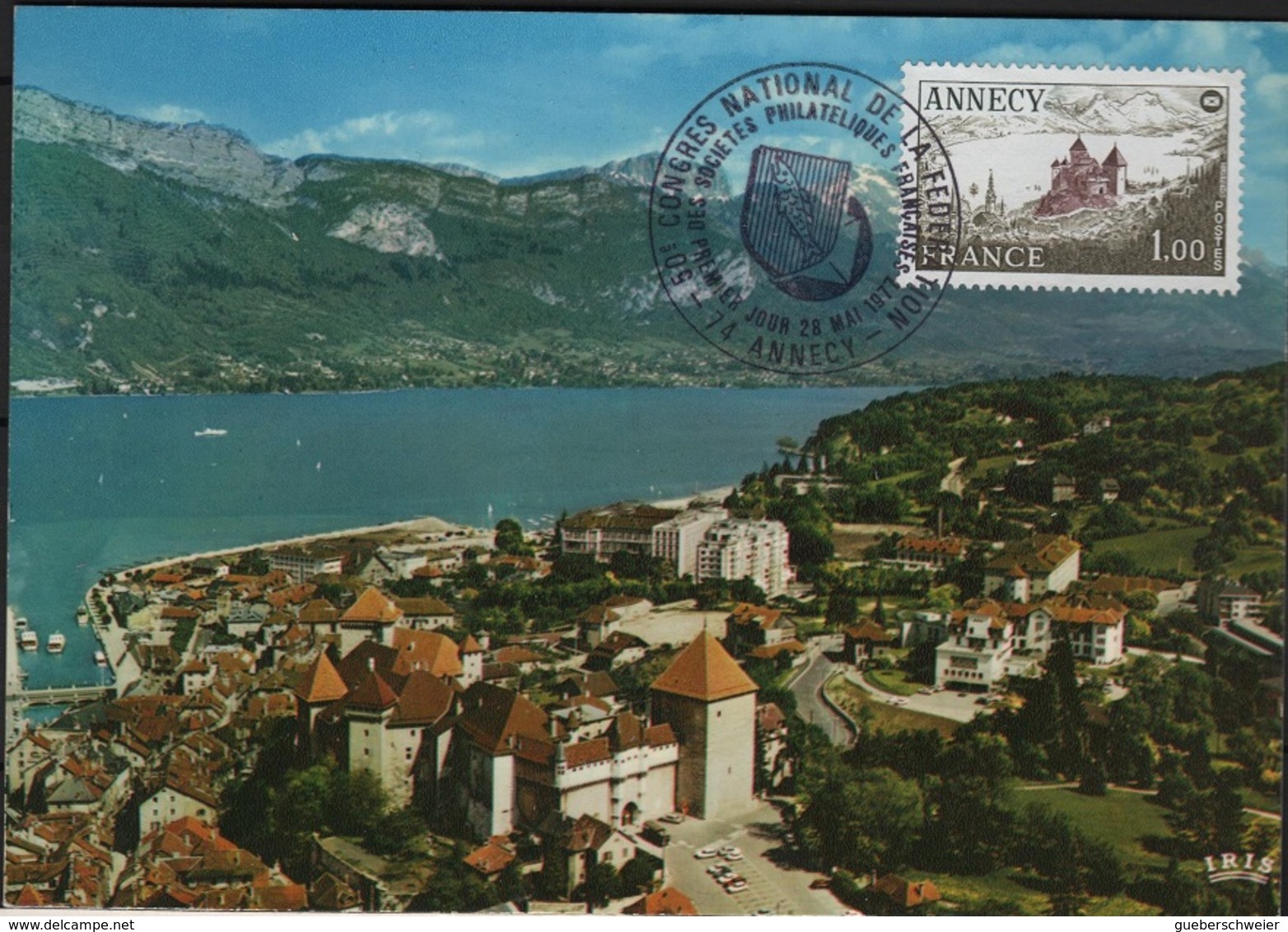 FDC 547 - FRANCE N° 1935 Congrès Philatélique Annecy Sur CM - 1970-1979