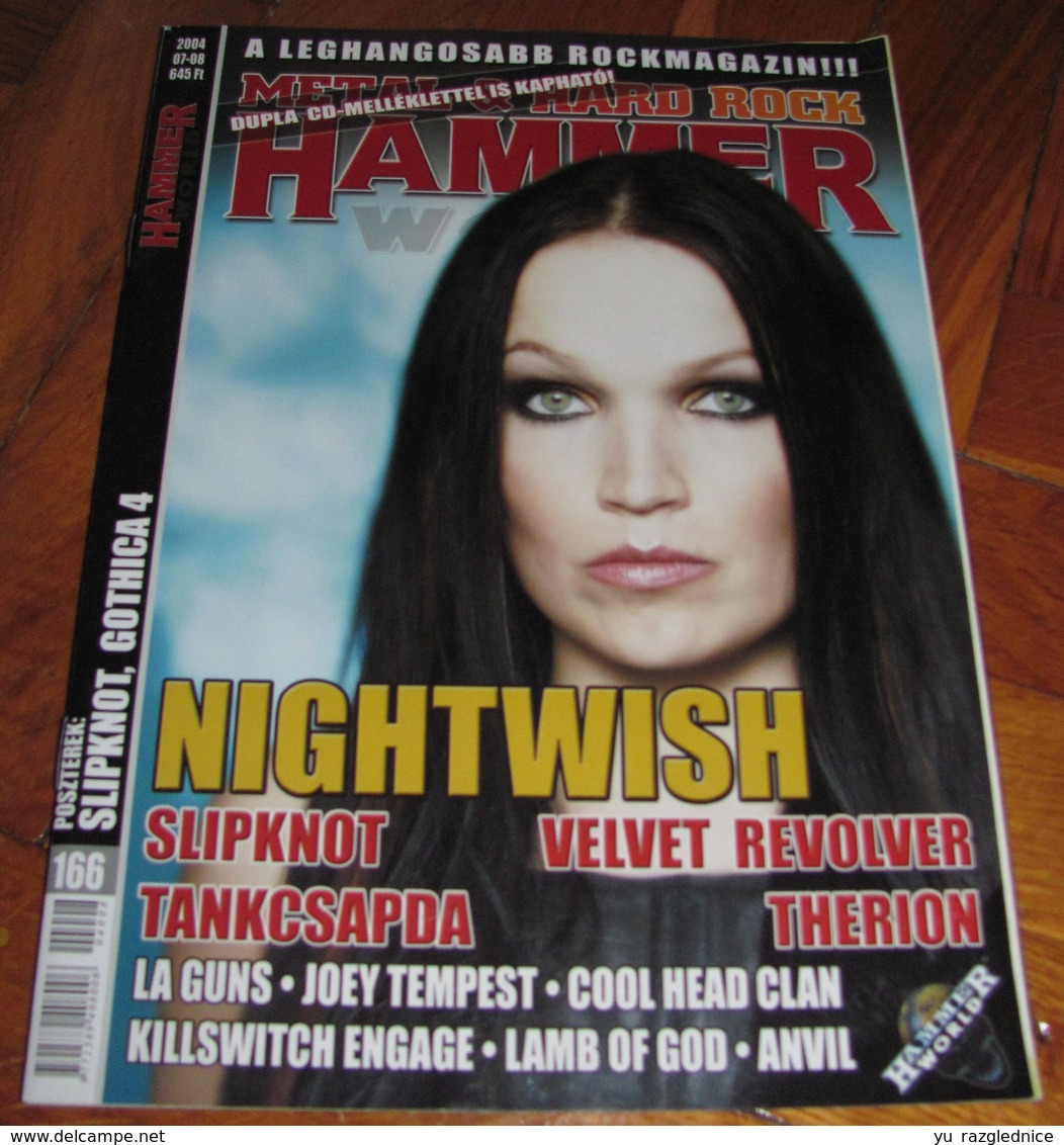 Tarja Turunen Nightwish METAL WORLD Hungarian August 2004 VERY RARE - Magazines