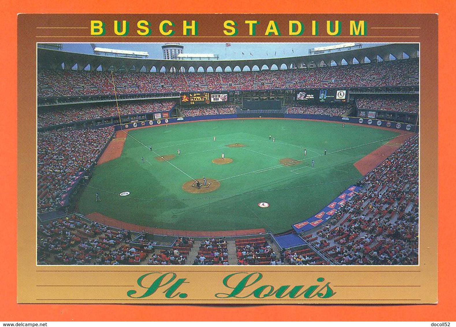 CPSM GF Saint Louis " Busch Stadium " Stade De Baseball - St Louis – Missouri