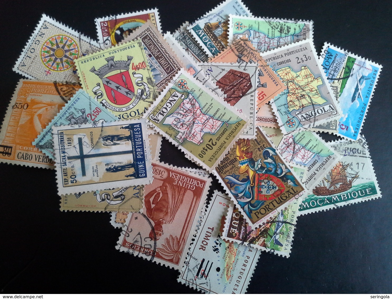 Lot 110 stamps colonias Portuguesas