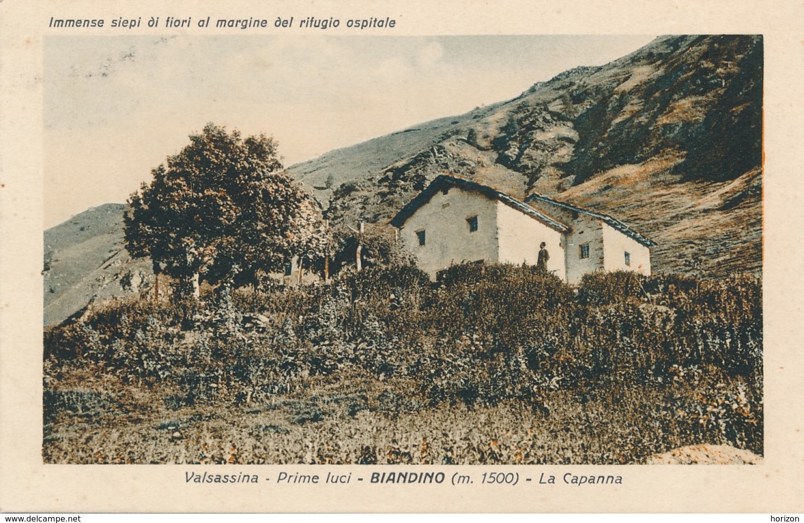 V.942  Valsassina - BIANDINO - Introbio - La Capanna - Lecco - 1935 - Other & Unclassified