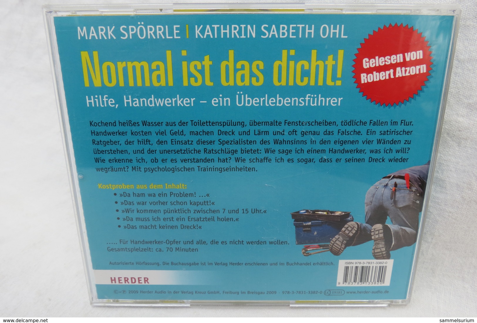 CD "Normal Ist Das Dicht!" Mark Spörrle/Kathrin Sabeth Ohl, Hilfe, Handwerker - Ein Überlebensführer - Comiques, Cabaret