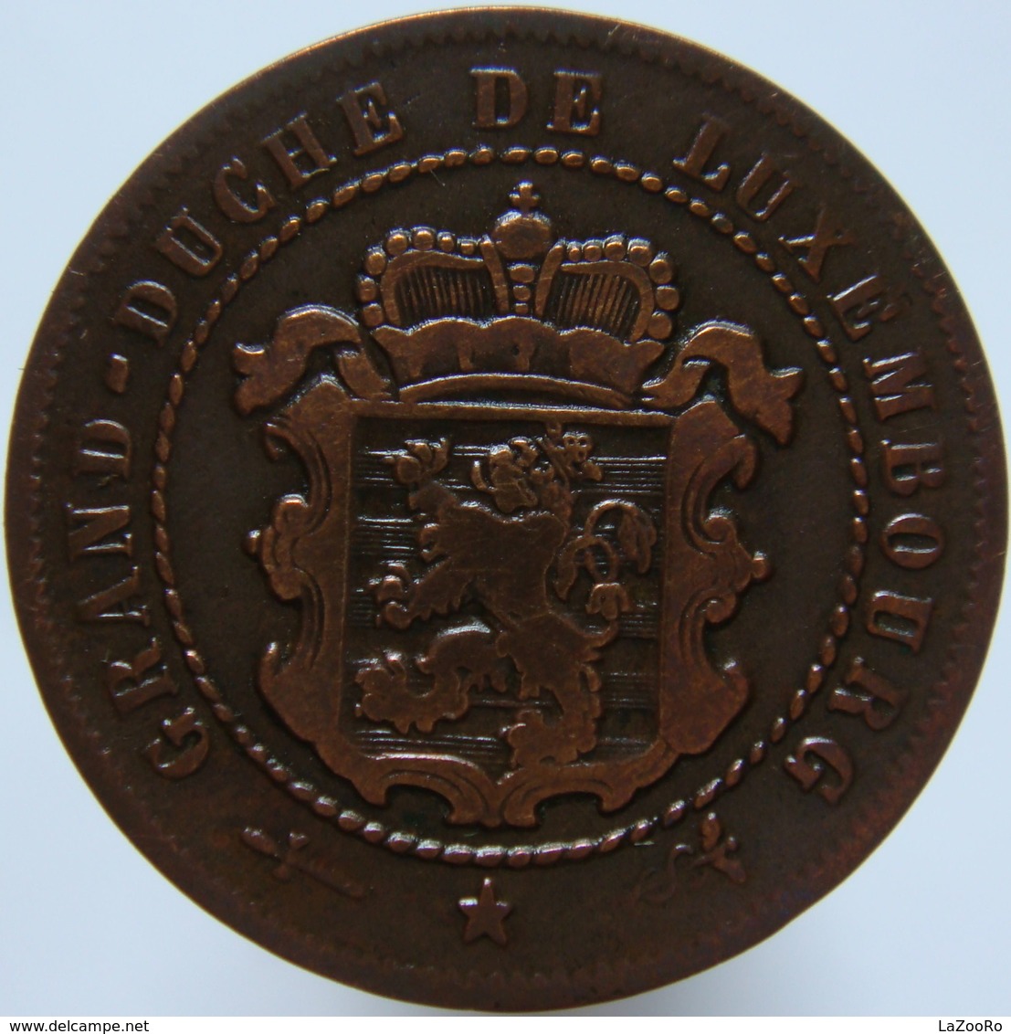 LaZooRo: Luxembourg 2 1/2 Centimes 1870 XF - Luxembourg