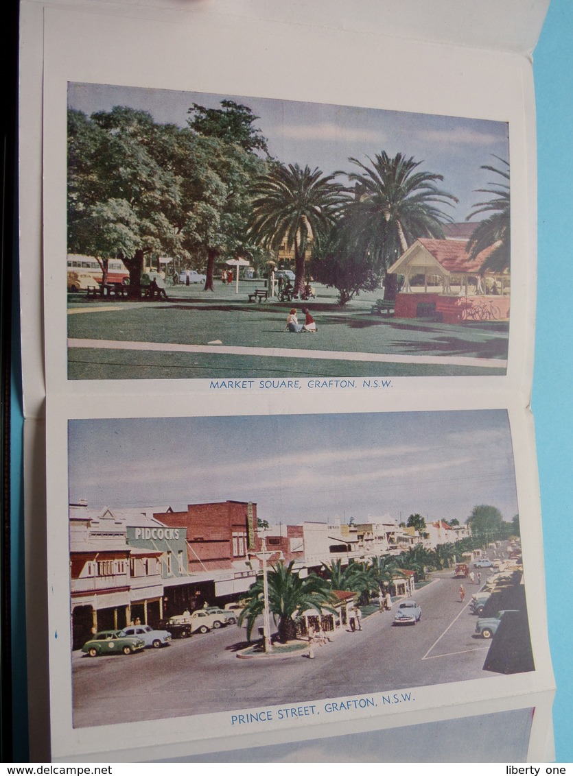 12 Views Of GRAFTON / Jacaranda Ave  ( Letter Card / C.W. Holton - Murray Views ) Anno 19?? ( See / Voir / Zie Photo ) ! - Autres & Non Classés