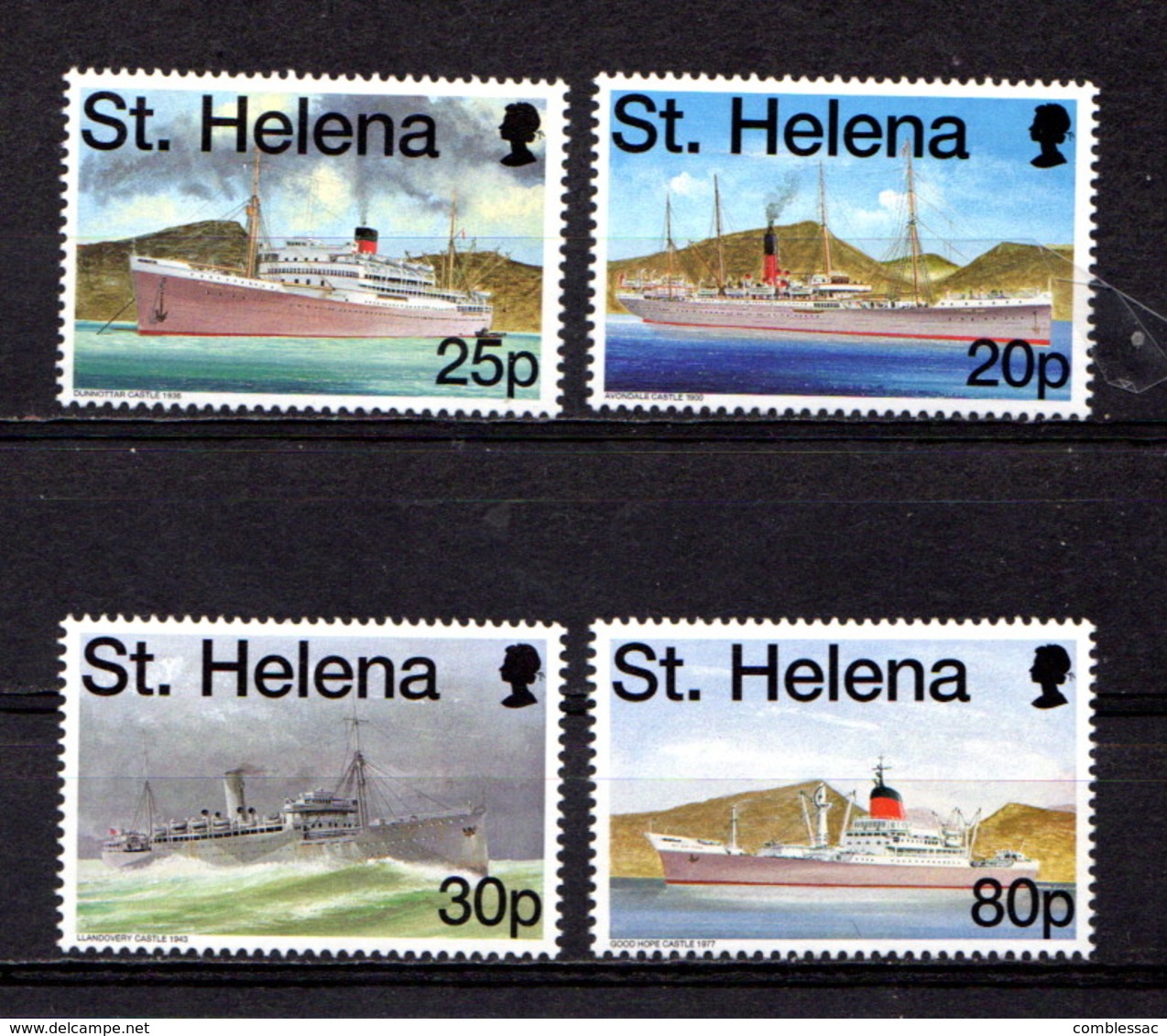 SAINT  HELENA    1998    Union  Castle  Mail  Ships    2nd  Series    Set  Of  4    MNH - Isola Di Sant'Elena