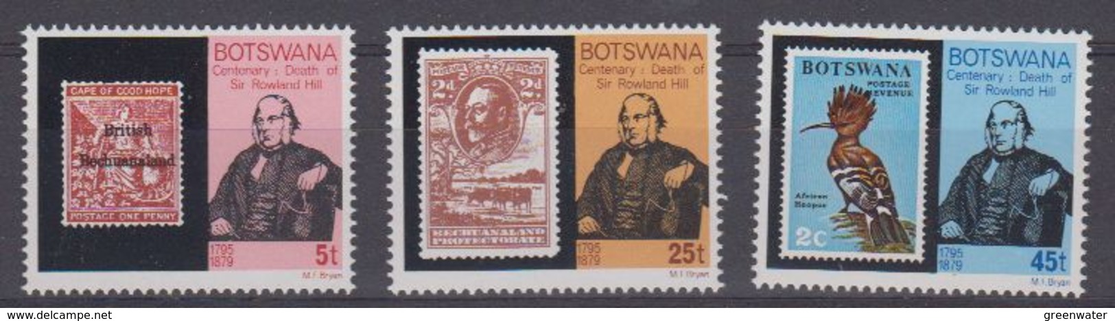 Botswana 1979 Sir Rowland Hill 3v ** Mnh (42552) - Botswana (1966-...)