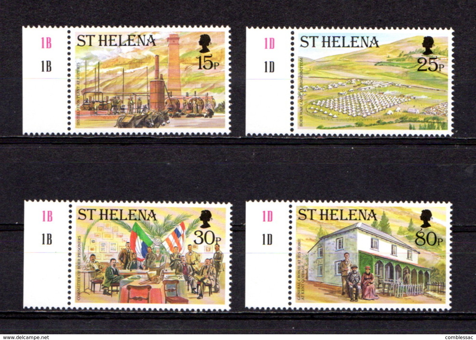 SAINT  HELENA    2000    Centenary  Of  Second  Boer  War    Set  Of  4    MNH - Saint Helena Island