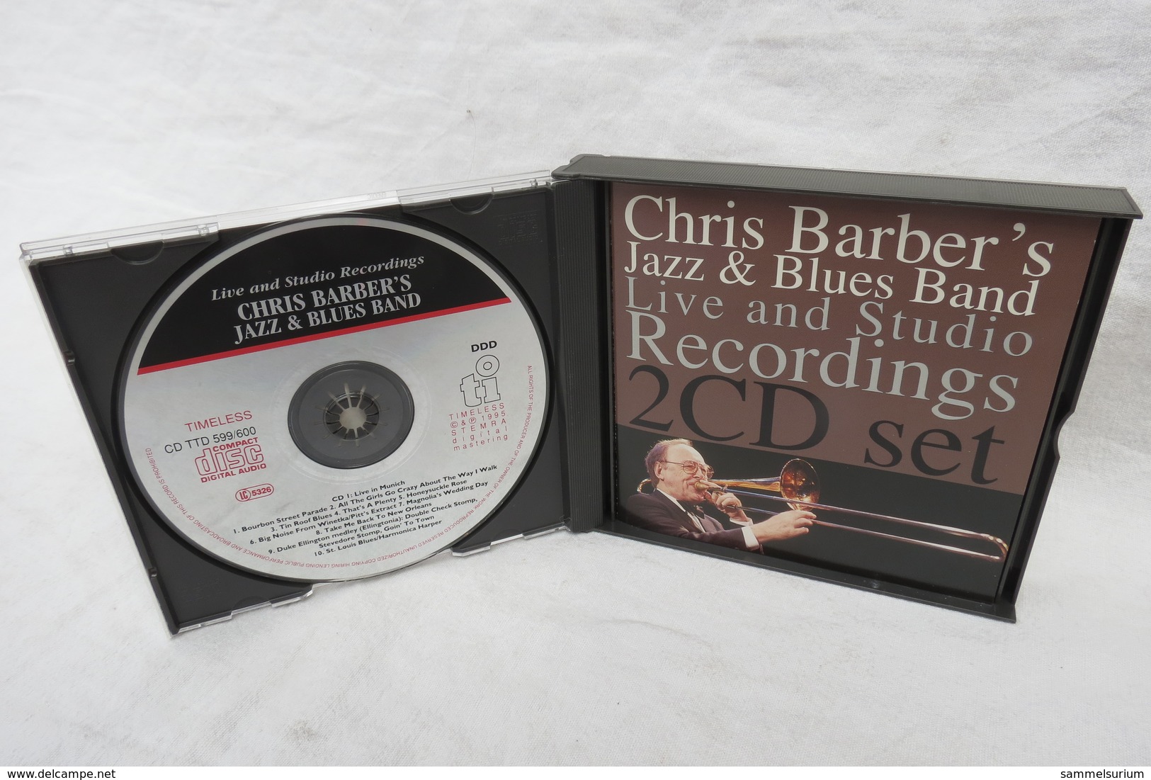 2 CDs "Chris Barber's Jazz & Blues Band" Live And Studio Recordings - Jazz