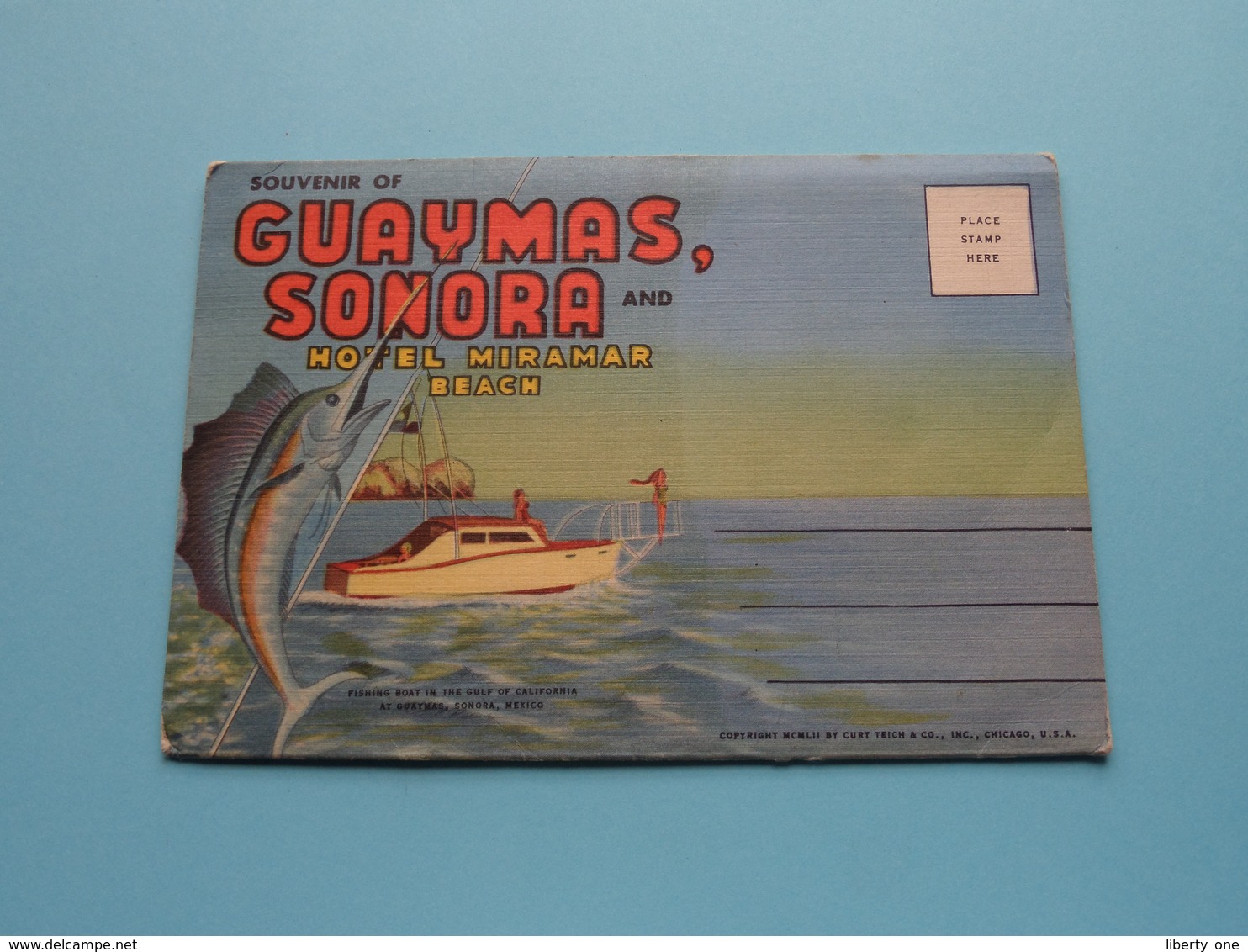 Souvenir Of GUAYMAS, SONORA And Hotel MIRAMAR BEACH ( Letter Card / Teich & C° ) Anno 19?? ( See / Voir / Zie Photo ) ! - Mexiko