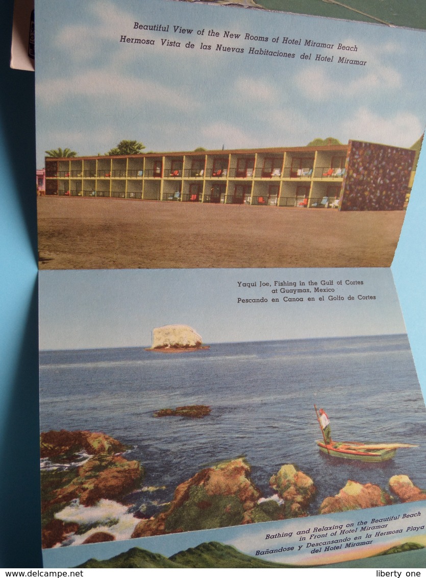 Souvenir Of GUAYMAS, SONORA And Hotel MIRAMAR BEACH ( Letter Card / Teich & C° ) Anno 19?? ( See / Voir / Zie Photo ) ! - Mexiko