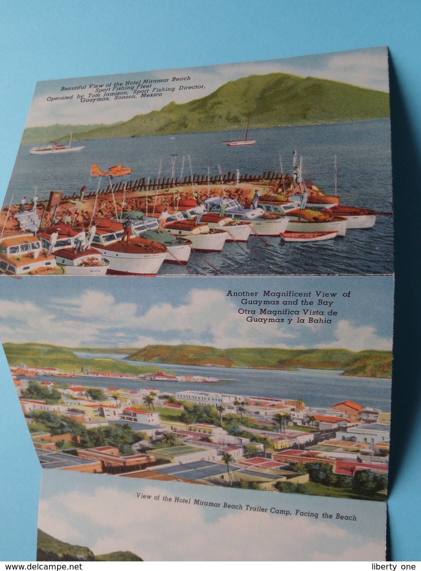 Souvenir of GUAYMAS, SONORA and Hotel MIRAMAR BEACH ( Letter Card / Teich & C° ) Anno 19?? ( See / Voir / zie Photo ) !