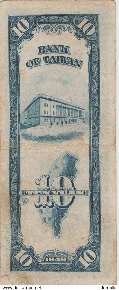 10 YUAN 1949 - Taiwan