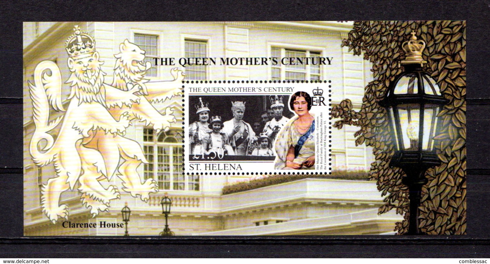 SAINT  HELENA    1999    Queen  Elizabeth  The  Queen  Mother  Centenary    Sheetlet    MNH - Saint Helena Island