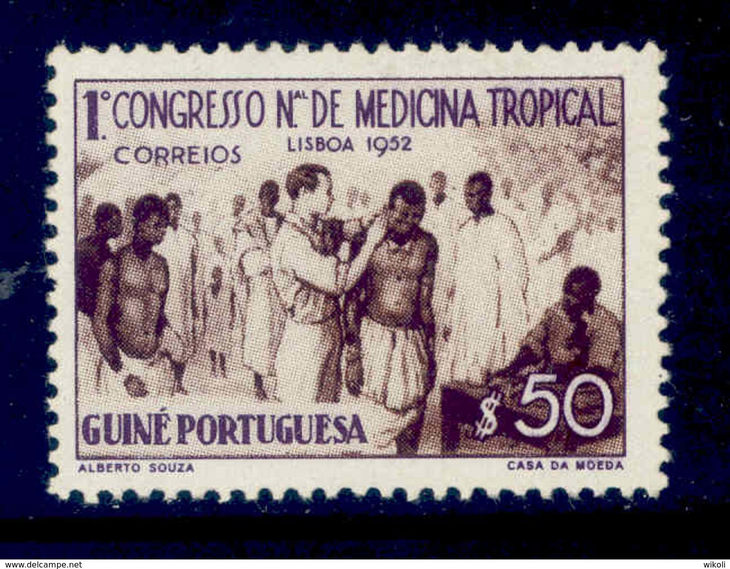 ! ! Portuguese Guinea - 1952 Tropical Medicine - Af. 266 - MH - Portuguese Guinea