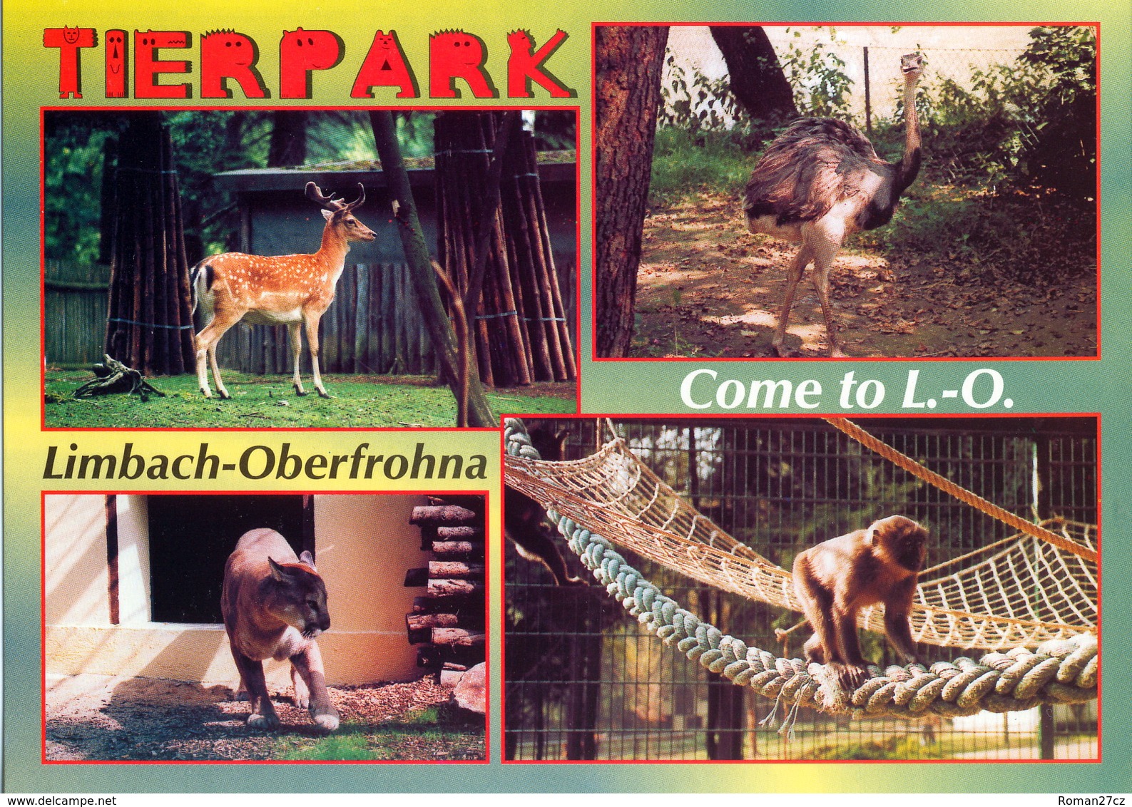 Tierpark Limbach-Oberfrohna, DE - Fallow Deer, Rhea, Cougar, Macaque - Limbach-Oberfrohna