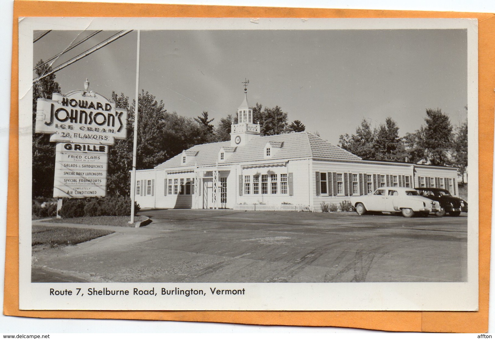 Burlington VT Old Real Photo Postcard - Burlington