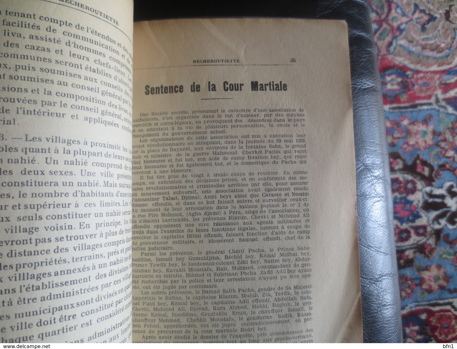 Mecheroutiette 'constitutionnel Ottoman', Organe Du Parti Radical Ottoman, 5e Annee, N° 45, Août 1913 - Documents Historiques