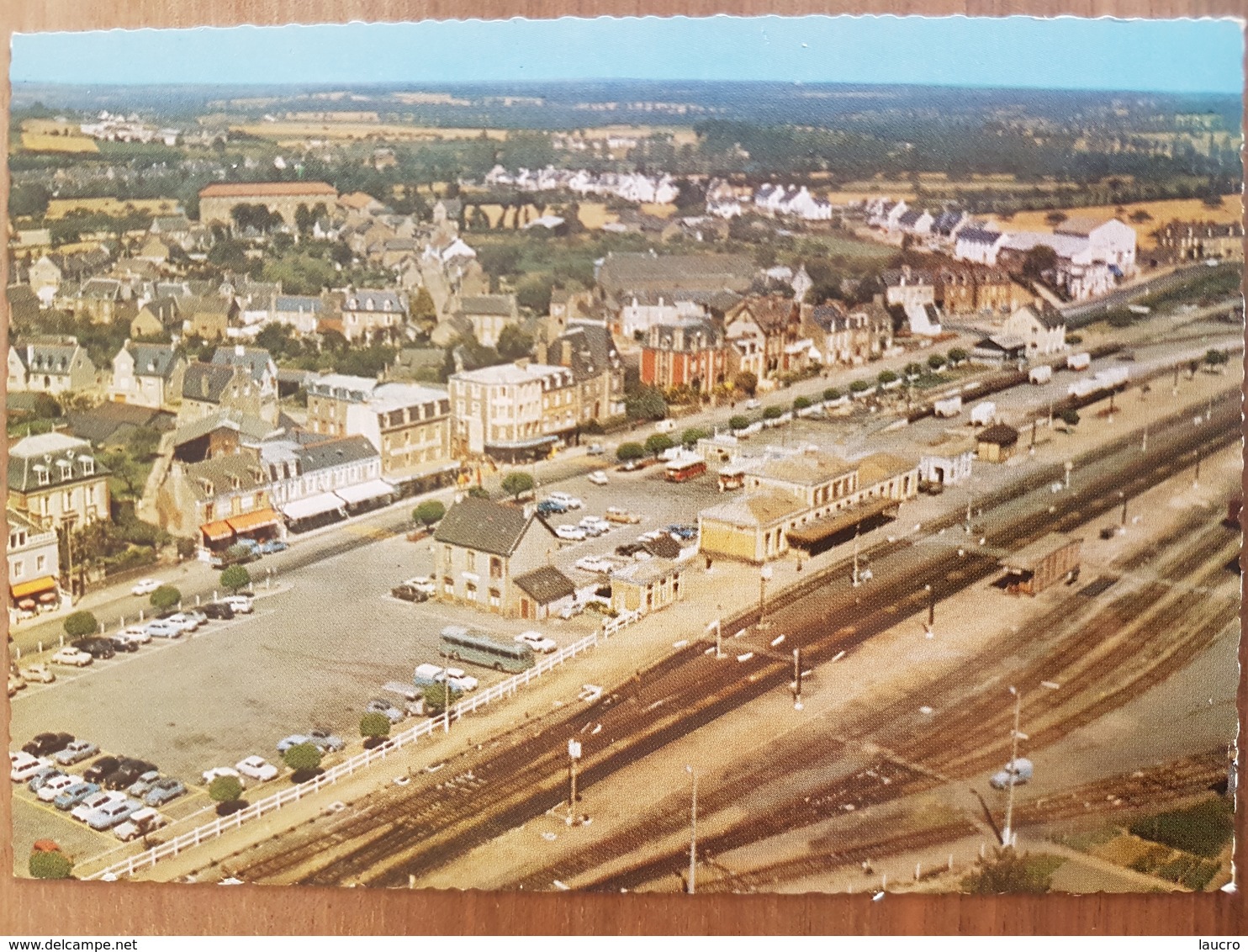 Lamballe.la Gare.vue Aérienne.semi Moderne Grand Format - Lamballe