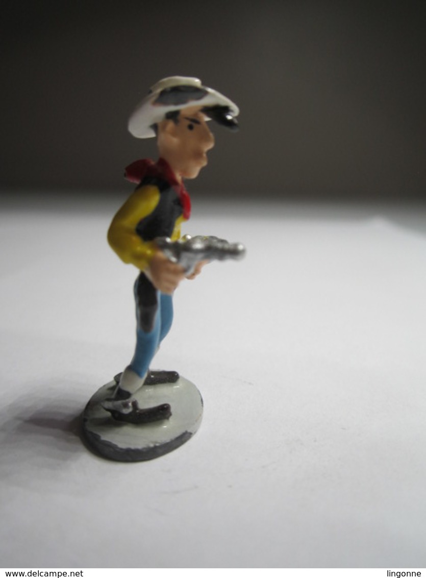 Figurine Métal "Lucky Luke" (Lucky Comics 2007 - PLASTOY) Hauteur : 3,5 Cm Env - Other & Unclassified