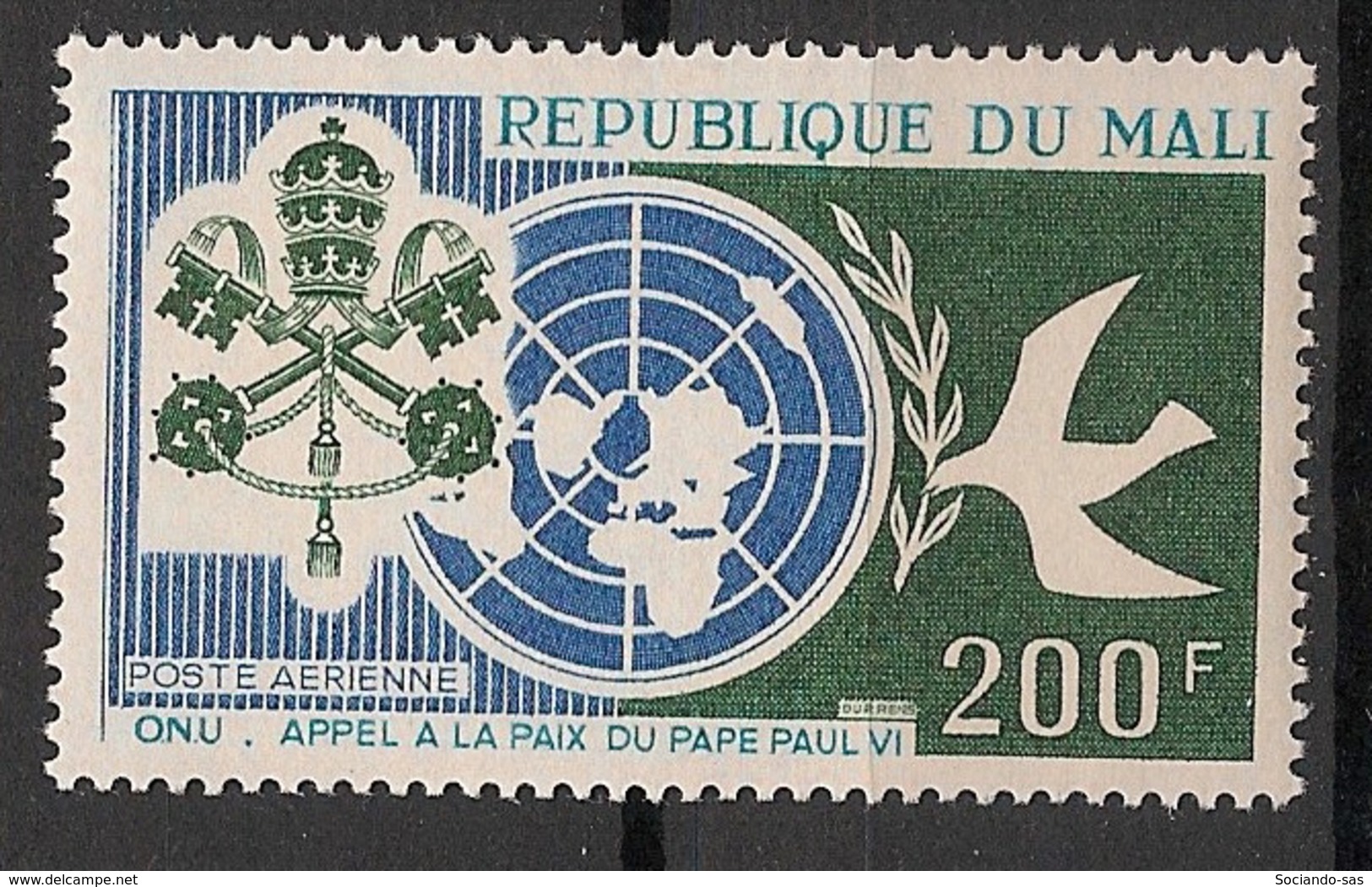 Mali - 1966 - Poste Aérienne PA N°Yv. 36 - Appel à La Paix - Neuf Luxe ** / MNH / Postfrisch - Mali (1959-...)