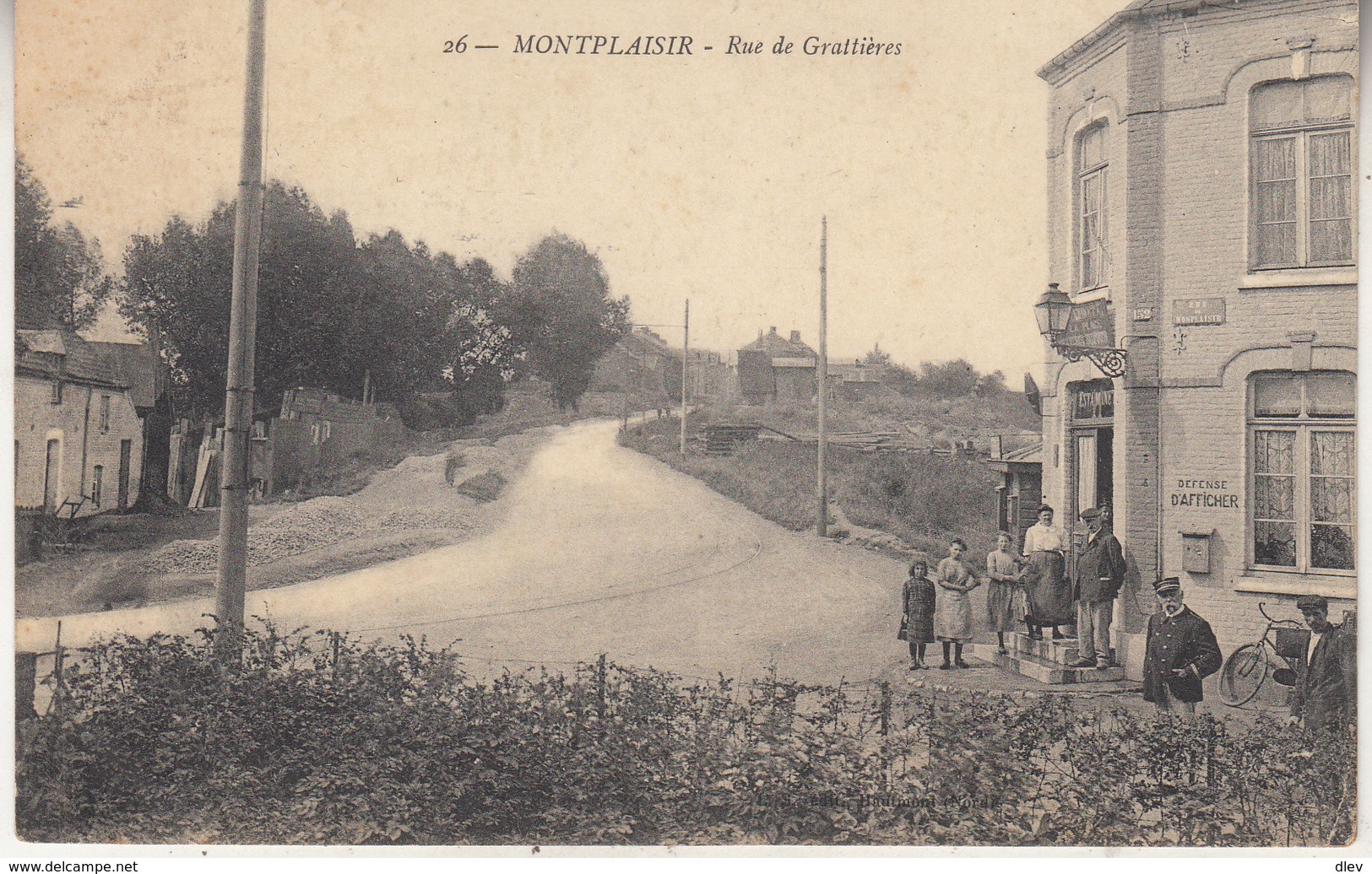 Montplaisir - Rue De Grattières - Animé - 1919 - N° 26 - Maubeuge