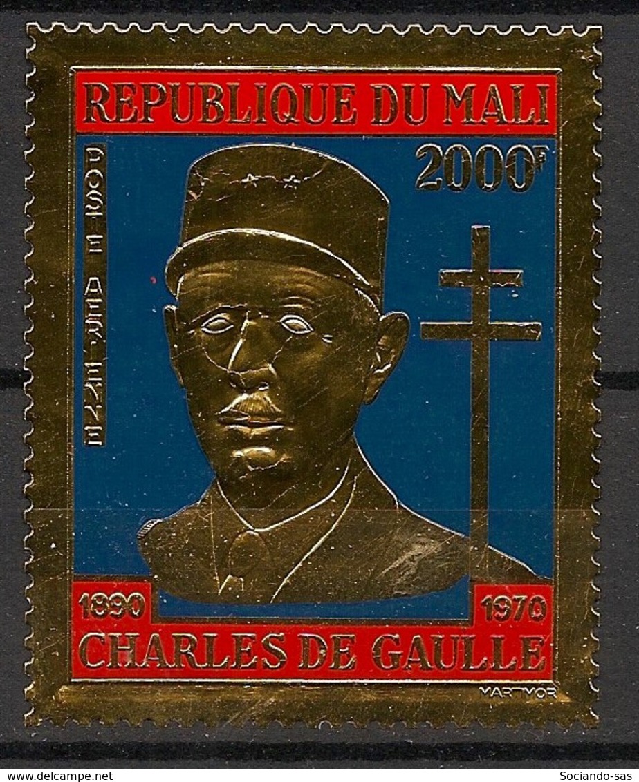 Mali - 1971 - Poste Aérienne PA N°Yv. 114 - De Gaulle OR - Neuf Luxe ** / MNH / Postfrisch - De Gaulle (General)