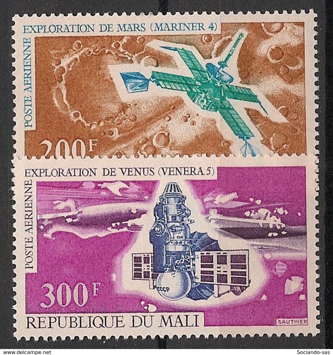 Mali - 1971 - Poste Aérienne PA N°Yv. 127 à 128 - Mars Et Vénus - Neuf Luxe ** / MNH / Postfrisch - Afrique