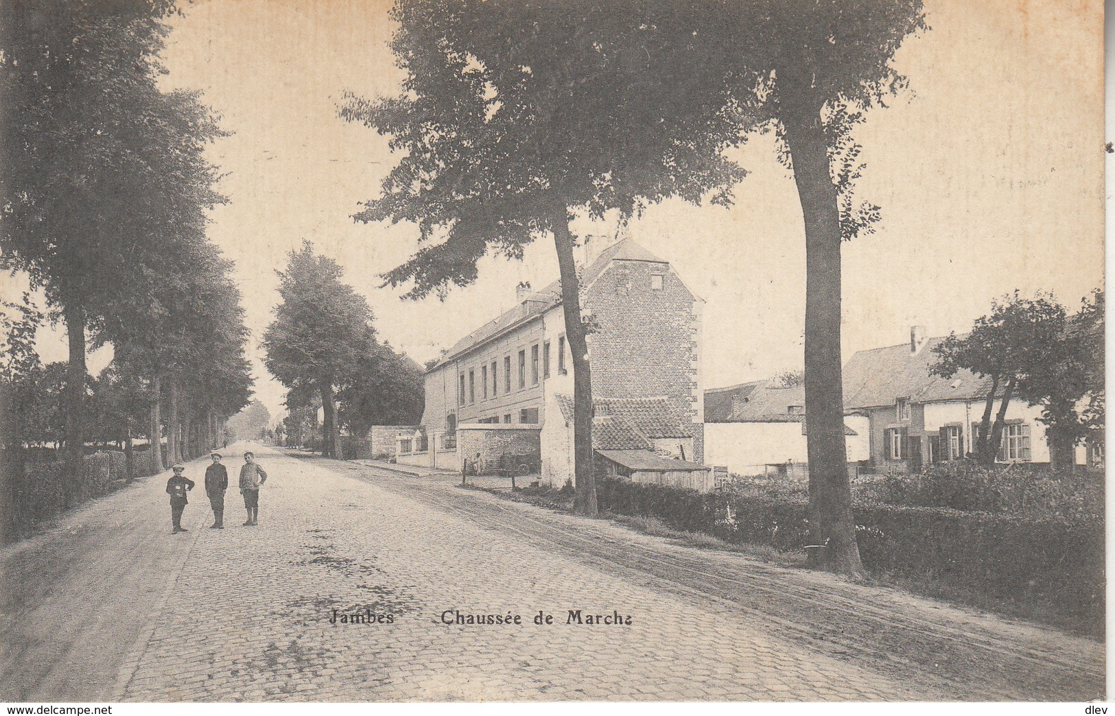 Jambes - Chaussée De Marche - Animé - 1924 - Edit. S-D Bruxelles - Namur