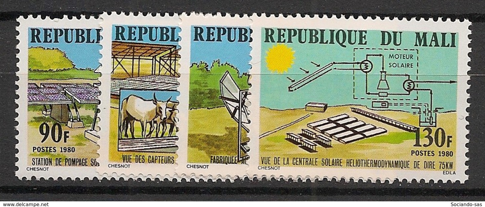 Mali - 1980 - N°Yv. 369 à 372 - Energie Solaire - Neuf Luxe ** / MNH / Postfrisch - Mali (1959-...)