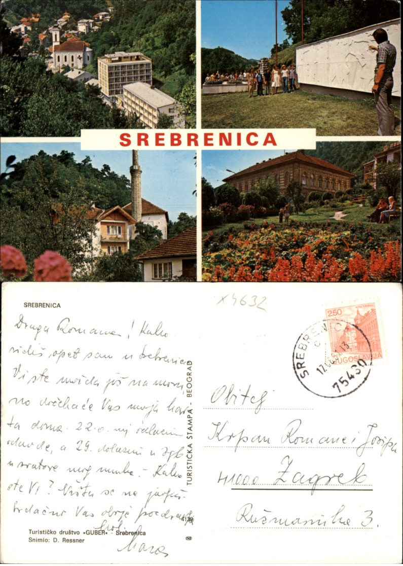 SREBRENICA,BOSNIA POSTCARD - Bosnie-Herzegovine