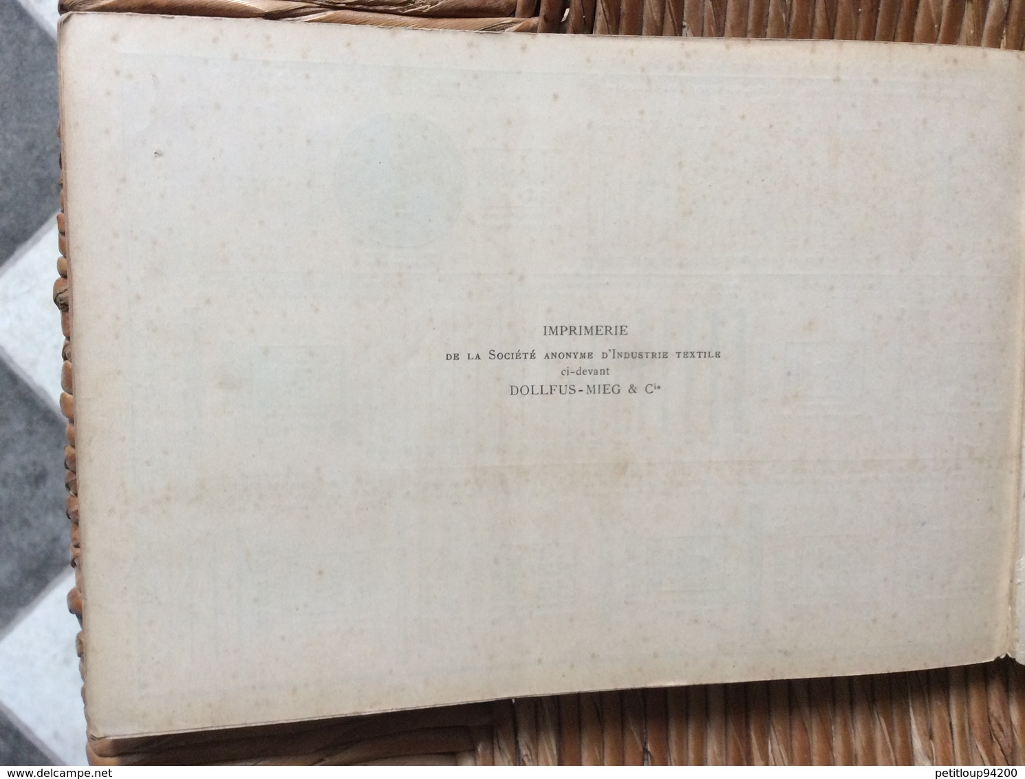 ALPHABET DE LA BRODEUSE Lettres,Chjffres,Monogrammes et Ornements BIBLIOTHÈQUE D.M.C  TH. de Dillmont ÉDITEUR  Dornach