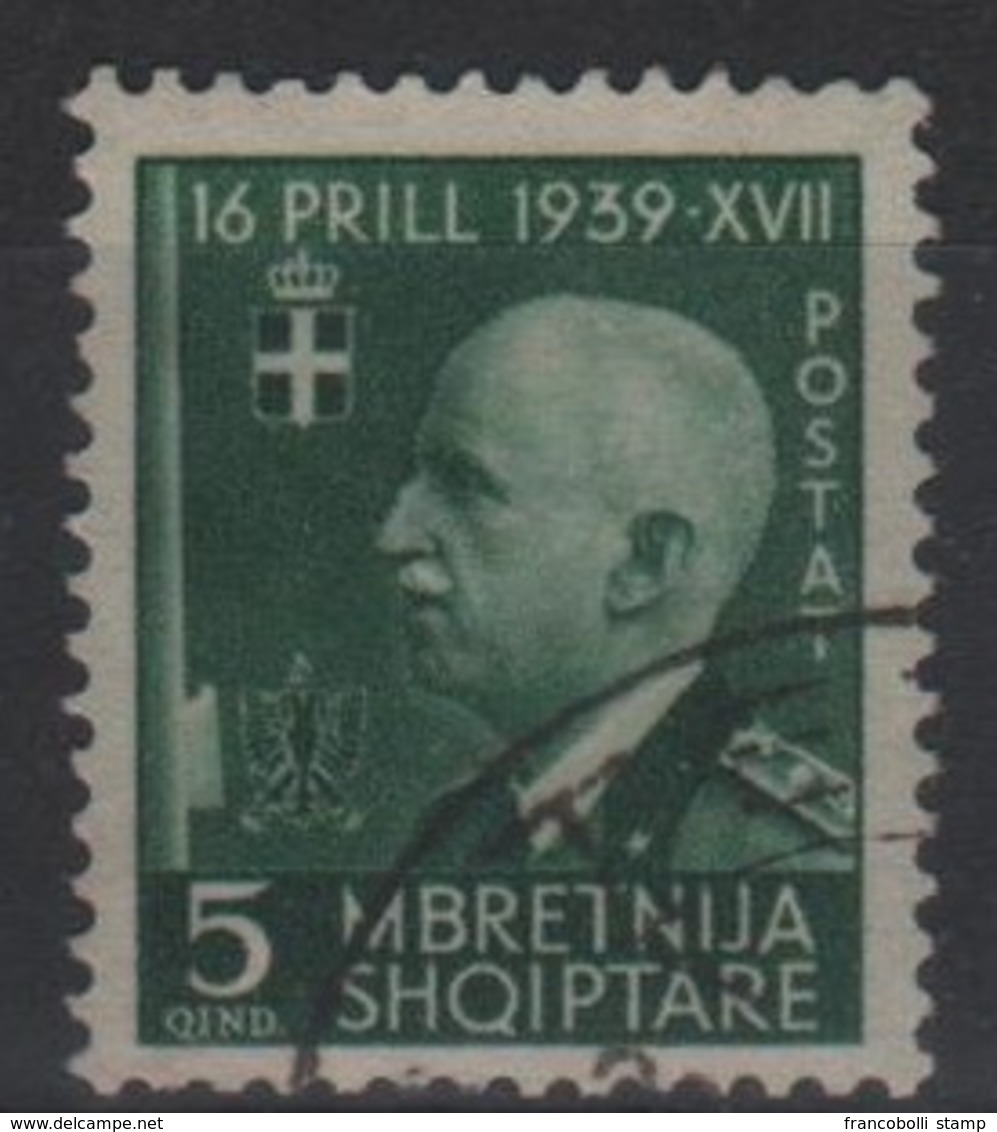 1942 Occupazione Albania Effige Vittorio Emanuele - Albania