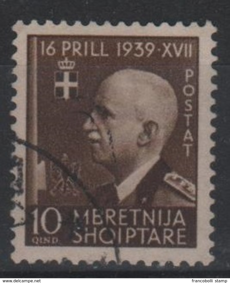 1942 Occupazione Albania Effige Vittorio Emanuele - Albania