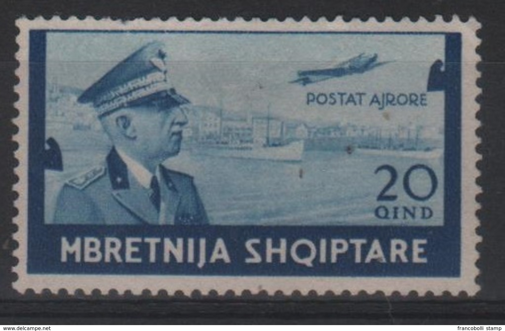 1942 Occupazione Albania Effige Vittorio Emanuele SG Without Gum - Albanie