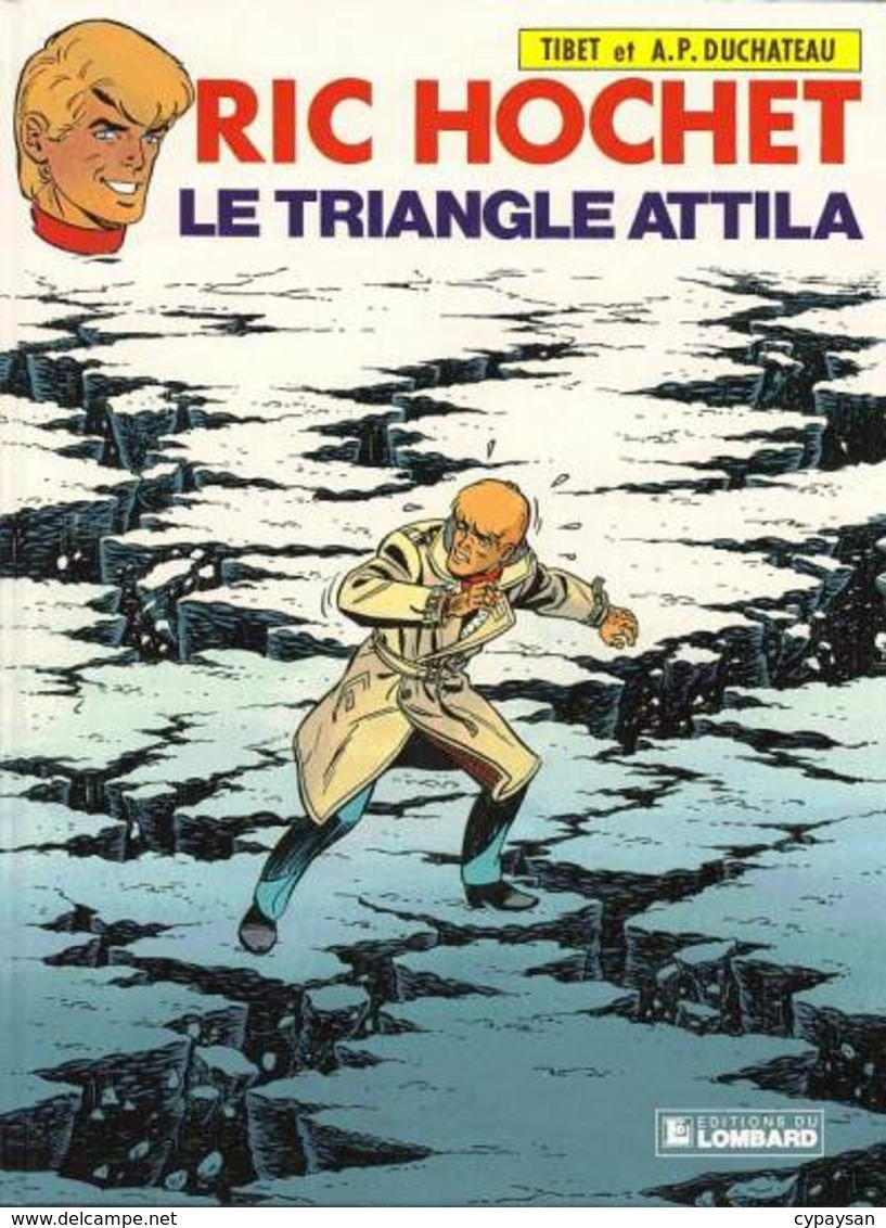 RIC HOCHET  T 45  Le Triangle Attila EO BE LOMBARD  06/1988  Duchâteau Tibet  (BI1) - Ric Hochet