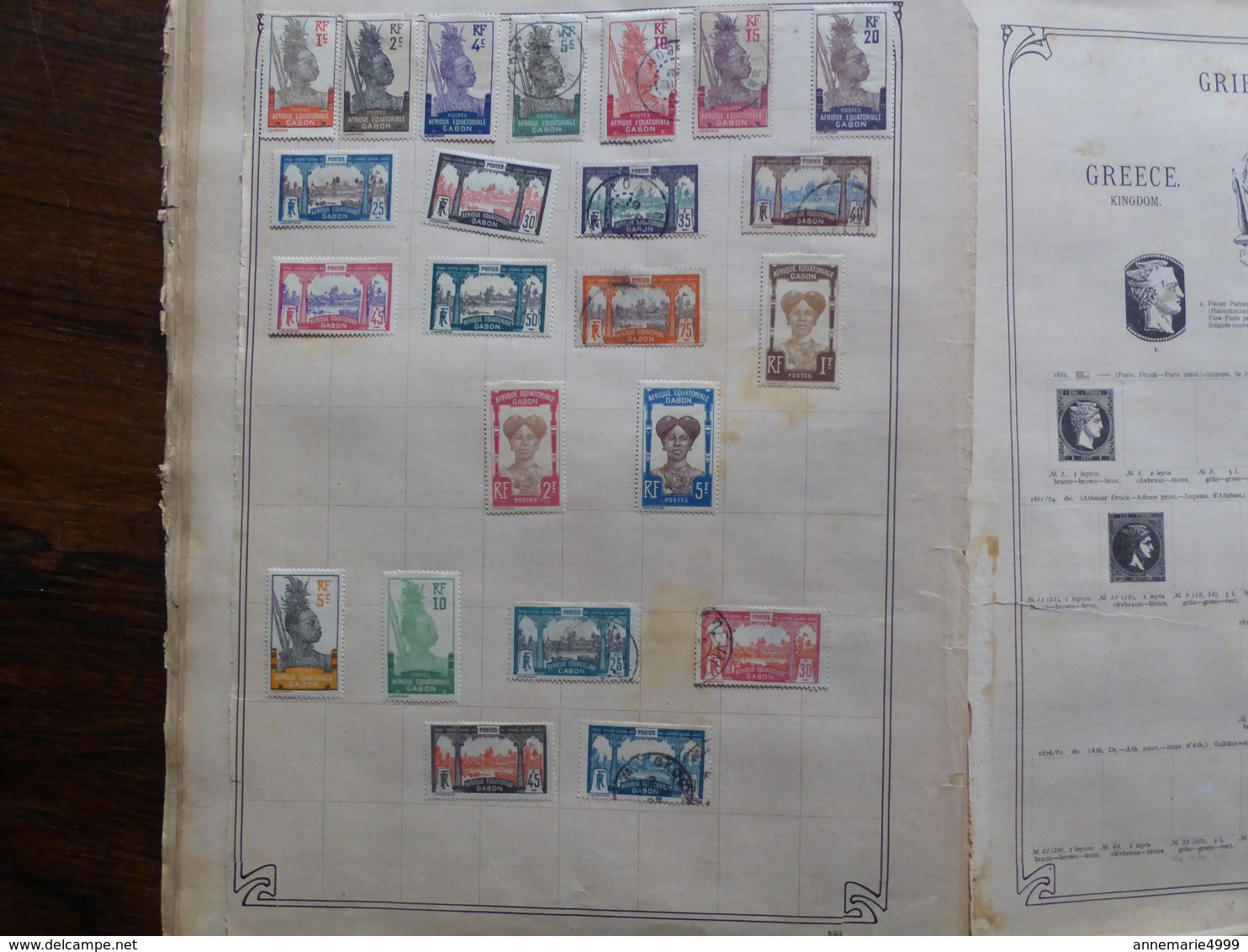 Vieil album collection Monde plusieurs milliers de timbres Voir tous les scans